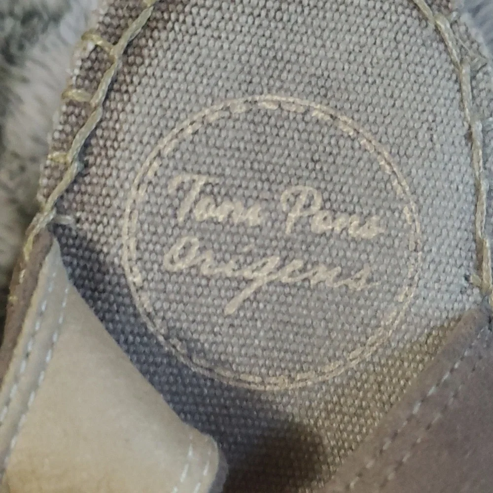 Toni Pons Origens Nuria Suede Espadrilles Elastic Straps Beige Sz 39